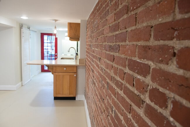 exposed brick wall