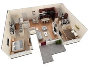 B2 Solomini_2Bed_2Bath_1088 Sq Ft