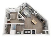 1 Bedroom Apartment in East Walnut Hills | The Dexter