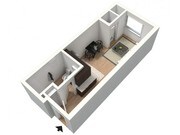 Latte Furnished 3D Floor Plan