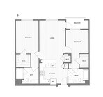2 BR/2 BA floor plan Broadstone Mission Valley