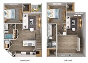 Bentley | 2 Bed+Den/2 Bath Loft | 1,380 SF