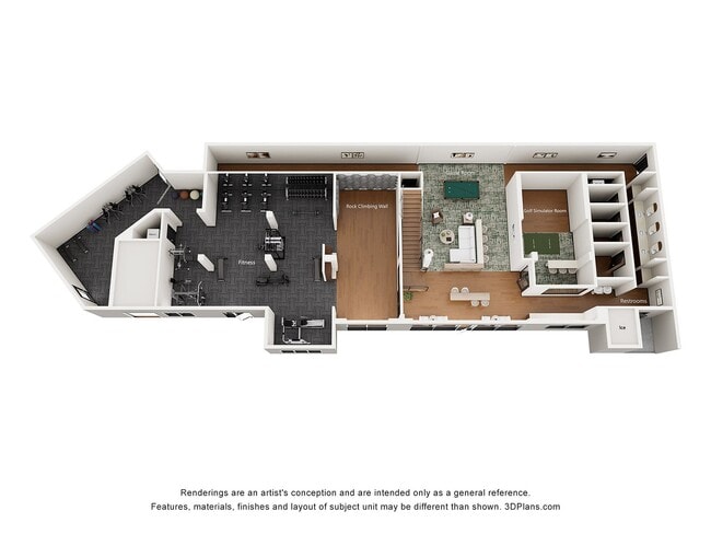 Ascent | Clubhouse Floorplan | Lower Level