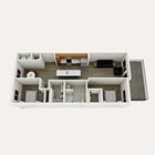 Plan B3 · 2 Bed / 2 Bath · 1,141 SF