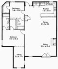 2BR/2BA