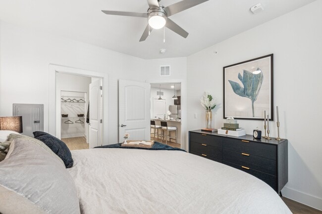 Your Bedroom: Floorplan with direct walk-in closet access