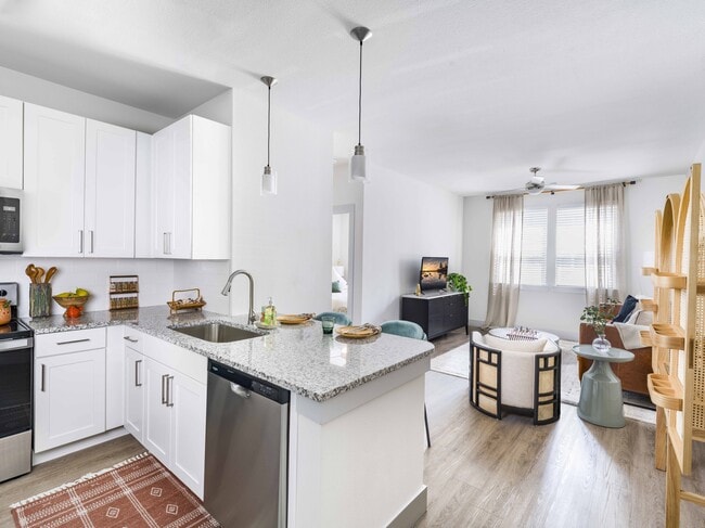 Cook, dine, and entertain in style at Modera Georgetown, featuring gourmet kitchens with open floor plans.