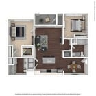 Apartamento de 2 habitaciones y 2 baños en B2