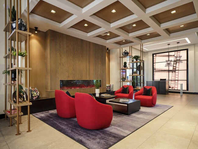 Fireplace Lounge - Halogen Apartments