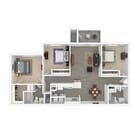 3D Furnished Floorplan - Devonshire