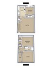 2BR, 1.5BA - 1025 SF (Townhome)