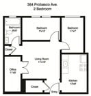 2x1 C Floorplan - Units 15,16