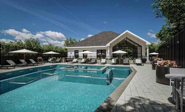 Pool & Lounge Area - Sylvan Woods Howell