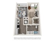 Orion - Studio, 1 Bath, 526 sq. ft.