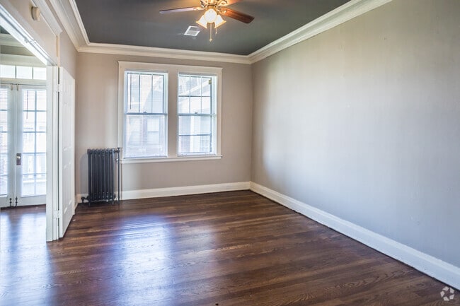 2 BR, 1 BA - 950 SF - 1st Bedroom - The Broadmoor Apartments