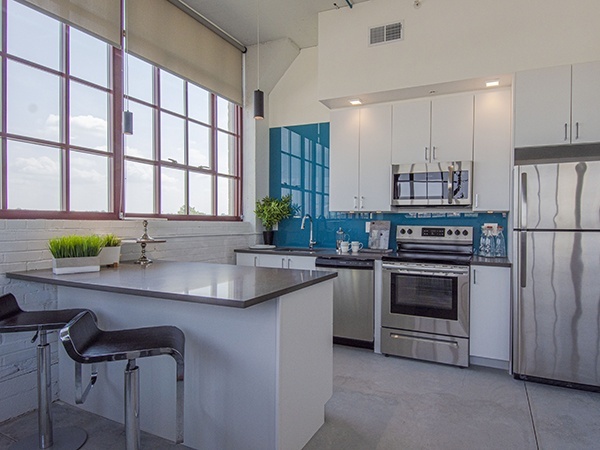 Steelcote Lofts Kitchen - Steelcote Square Apartamentos