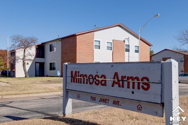Front Sign - Mimosa Arms Apartments