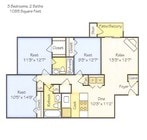 3BR/2BA