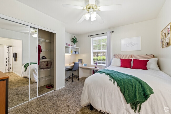 1x1 1BR, 1BA -565SF - Bedroom - The Zone