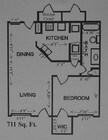 1BR/1BA