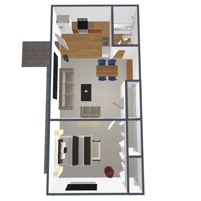 Photo - 1000 S Parkwood Dr Unit C-2KR Furnished