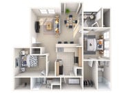Maya floor plan Bella Mirage