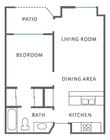 1BR/1BA