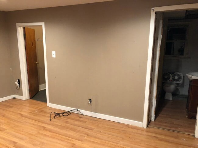 Living room west wall