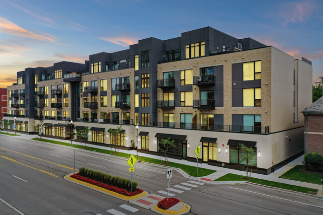 Twilight- Exterior - Billings Place Luxury Community Apartments