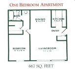 One Bedroom Apartment