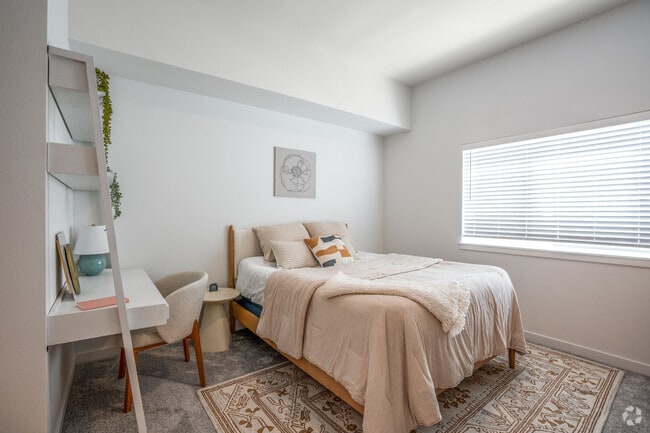 2BR, 2BA, - 1027SF, - Master Bedroom