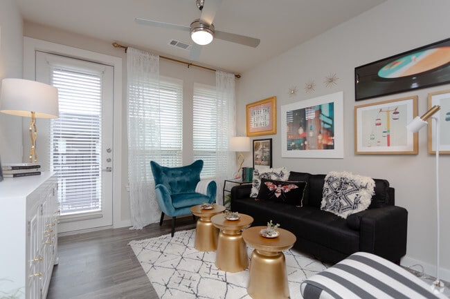 1HAB, 1BA - 688SF - A2 - SALA DE ESTAR - Amelia Farmers Market