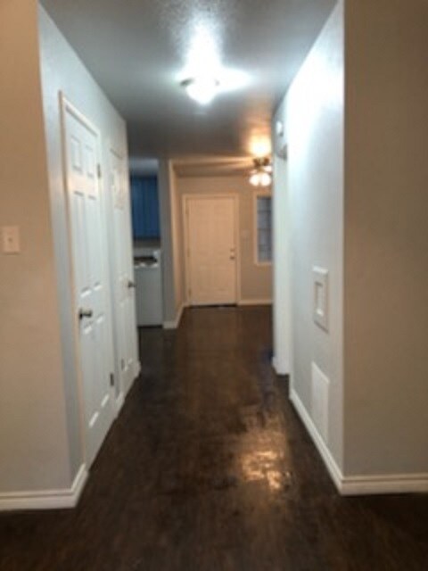 Front door from bedroom. - 1213 E Main St Unit 2