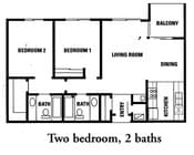 2BR/2BA