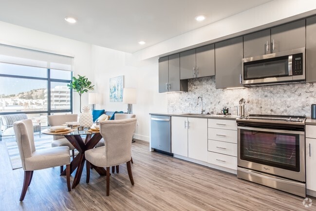 Kitchen and Living Room