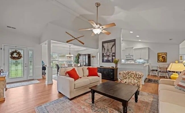 Photo - **Stately Brick Home in Fairfield Harbour | Tray Ceiling, Column, Bonus Room & Screened Porch**