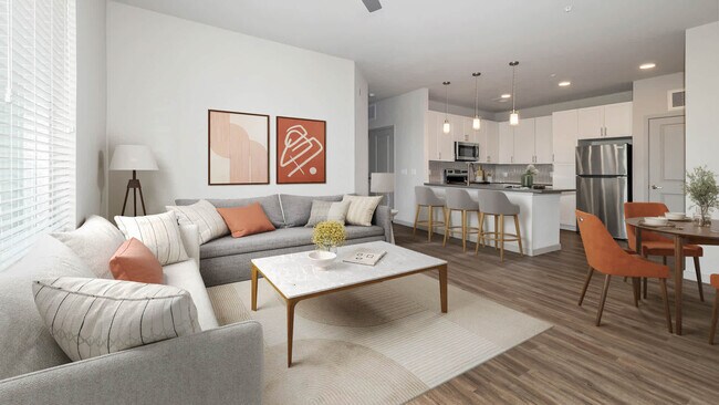 Living Room with Hard Surface Flooring