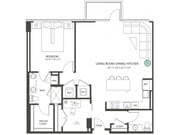 One Bedroom Den Penthouse P4