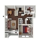 Holly | 1 Bed 1 Bath | 835 sq ft | Apartments Near Conyers | Lake St James