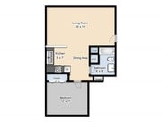 1BR/1BA