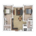 Terwilliger Place - 2 habitaciones y 2 baños