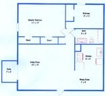 2BR/1BA