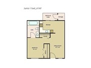 1BR/1BA