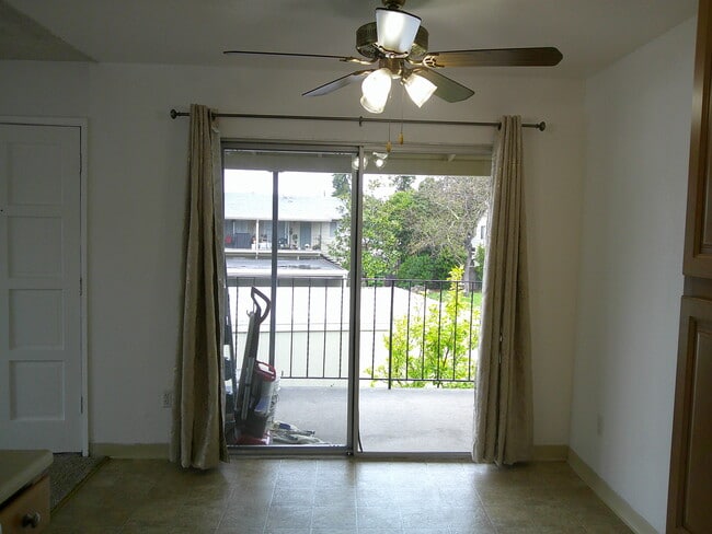 patio from kitchen - Hidden Garden Apartments