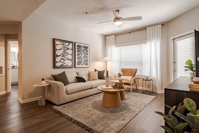 Living Room Space at Willowest in Vinings Apartments in Atlanta, GA 30339