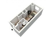 Misto Furnished 3D Floor Plan
