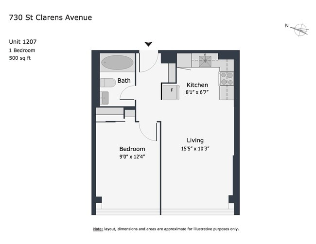 Photo - 730 St Clarens Ave Unit 1207
