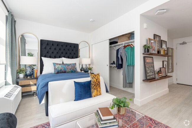 0BR, 1BA - 401SF Studio A3 Bedroom