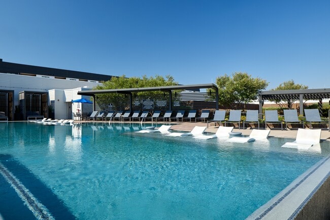 North Building Resort-style Swimming Pool and Sundeck with Cabanas