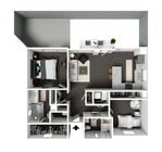 Saguaro | 2 Bed/2 Bath | 995 SF